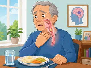 Food Getting Stuck in the Throat After a Stroke