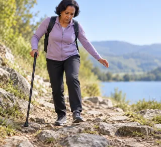 Walking on Uneven Ground After a Stroke