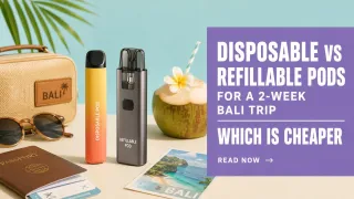 DISPOSABLE VS REFILLABLE PODS FOR A 2-WEEK BALI TRIP: WHICH IS CHEAPER?