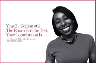 Edition #61 (Year 2): The Room Isn't the Test. Your Contribution Is.