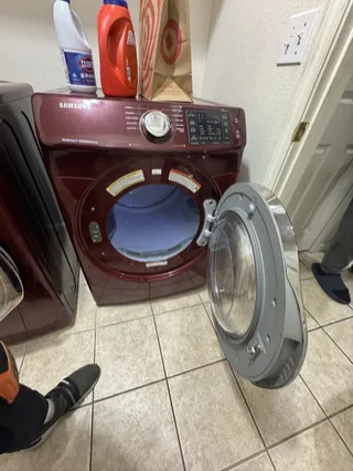 Samsung Dryer Not Heating in Fairfield, CA: Heating Element Replacement & Lint Cleaning