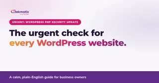 WordPress PHP Security Update: Urgent Check for Every Website