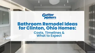 Bathroom Remodeling Boston Heights, Ohio – Top Reasons to Remodel