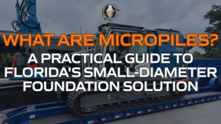 What Are Micropiles? A Practical Guide to Florida's Small-Diameter Foundation Solution