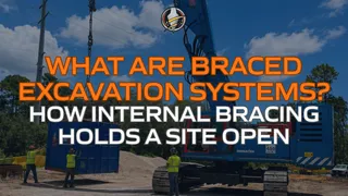 What Are Braced Excavation Systems? How Internal Bracing Holds a Site Open