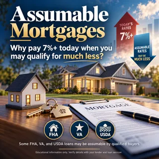Assumable Mortgages: Why Pay 7%+ When You Might Qualify for MUCH Less?