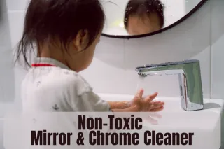 Natural Glass and Chrome Cleaner Recipe