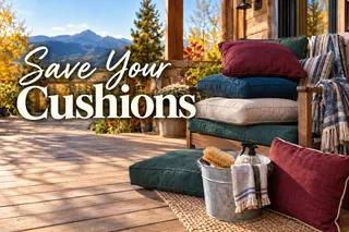 How to Clean and Store Outdoor Cushions, Fabrics & Textiles Before Winter