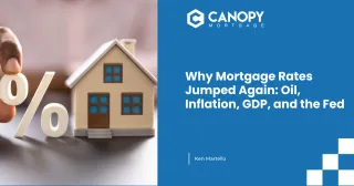 Why Mortgage Rates Jumped Again: Oil, Inflation, GDP, and the Fed