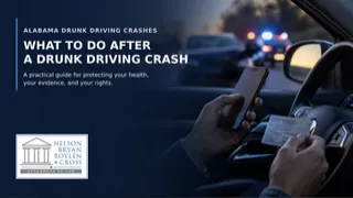 What to Do After a Drunk Driving Crash in Alabama