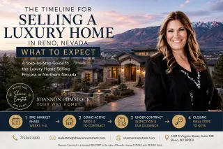 Timeline for Selling a Luxury Home in Reno Nevada
