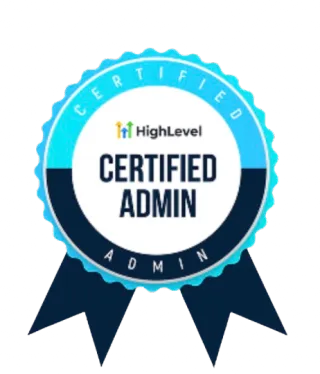 HighLevel Certified Admin badge