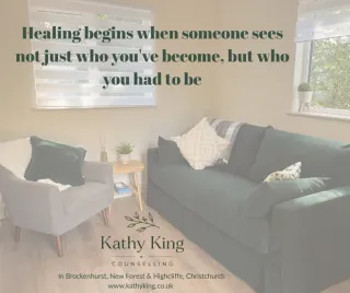 Healing begins when someone sees not just who you've become, but who you had to be
