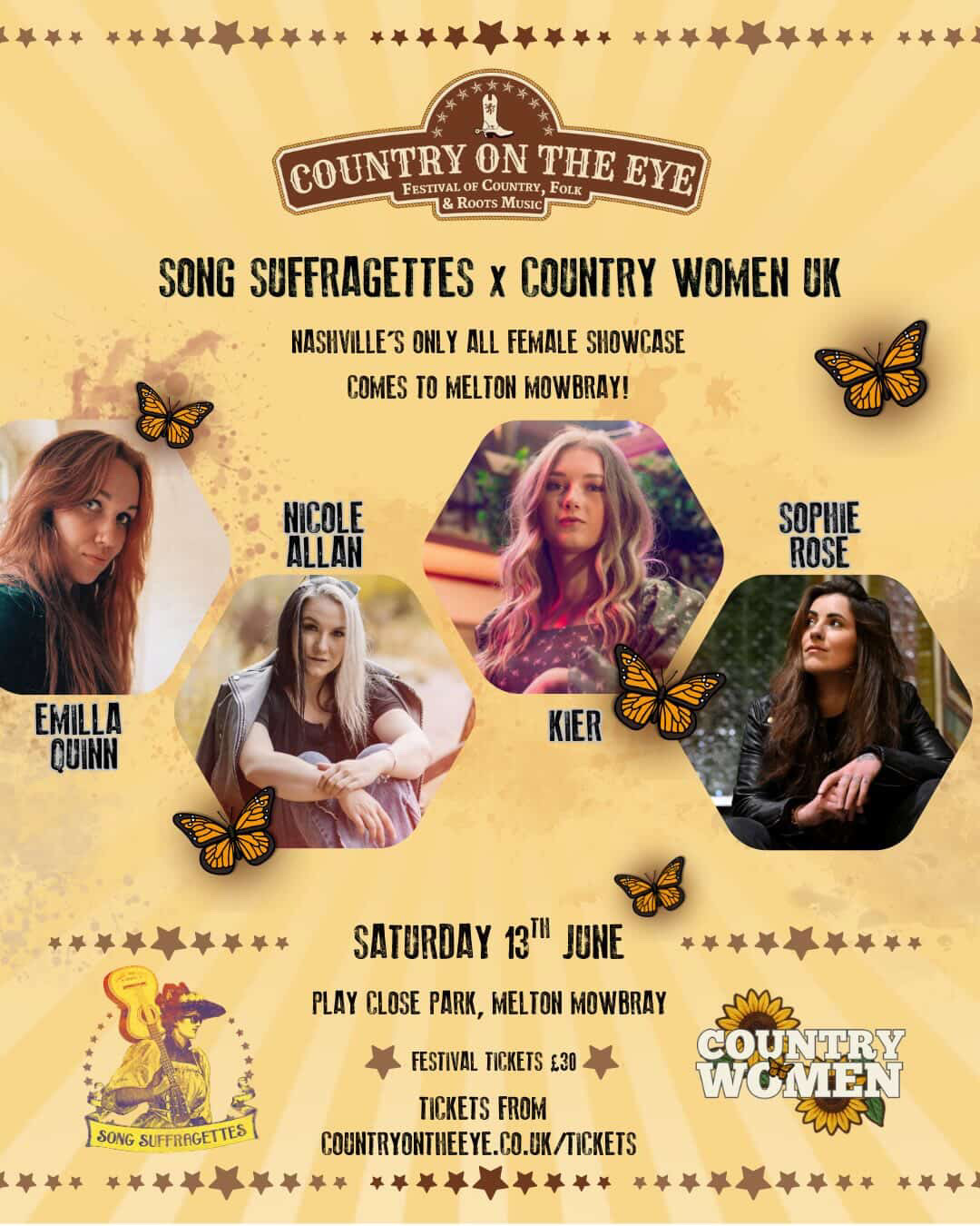 Final Lineup Featuring Song Suffragettes and Jeff Cohen