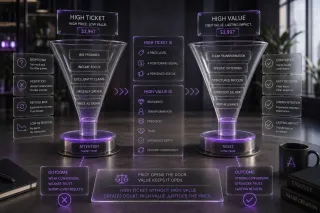 High Ticket vs High Value: Why Funnels Fail When These Are Confused