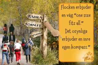 âFölj inte spĂ„ren bara för att mĂ„nga fötter har gjort dem djupa.â
