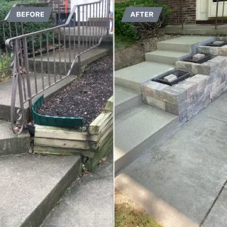 Concrete Stairs in Toledo, Ohio: What Homeowners Should Know Before Replacing Their Entry Steps