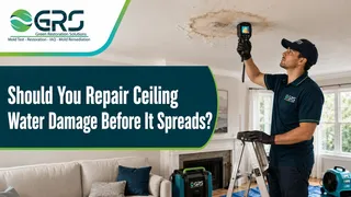 Should You Repair Ceiling Water Damage Before It Spreads?