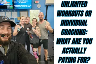 Unlimited Workouts or Individual Coaching: What Are You Actually Paying For?