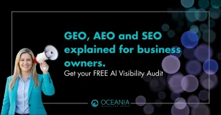 GEO, AEO and SEO explained for business owners.