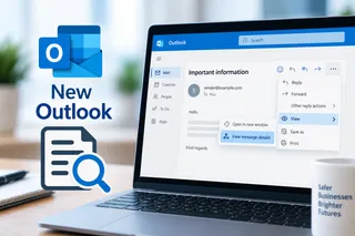 How Do I Get the Email Headers from New Outlook?