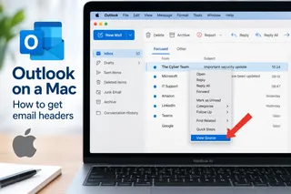 How Do I Get the Email Headers from Outlook on a Mac?
