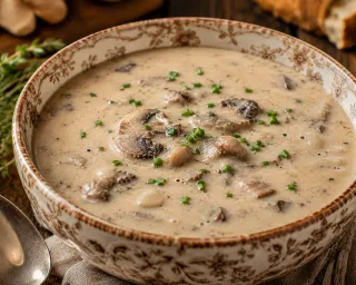 Quick Cream of Mushroom Soup