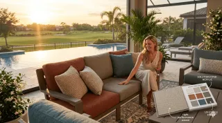 Textured Living: Selecting Outdoor Fabrics and Finishes That Survive the Spring Rain and Summer Heat.