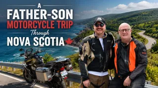A Father-Son Motorcycle Trip Through Nova Scotia