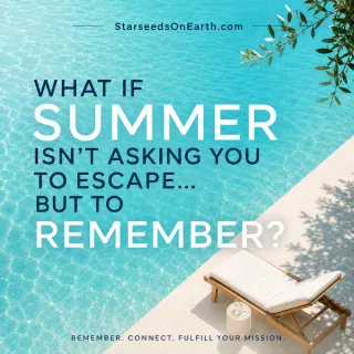 WHAT IF SUMMER ISN’T ASKING YOU TO ESCAPE… BUT TO REMEMBER?