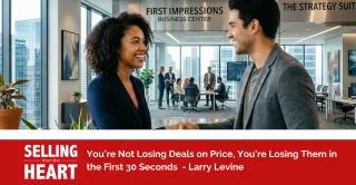 You’re Not Losing Deals on Price, You’re Losing Them in the First 30 Seconds
