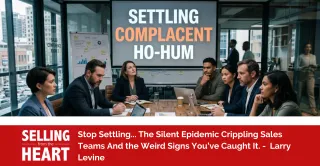 Stop Settling... The Silent Epidemic Crippling Sales Teams And the Weird Signs You’ve Caught It.