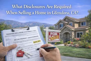 What Disclosures Are Required When Selling a Home in Glendora, CA?