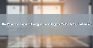 The Pros and Cons of Living in the Village of Wilde Lake, Columbia