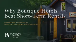 Why I Moved From 20+ Short-Term Rentals to Boutique Hotels