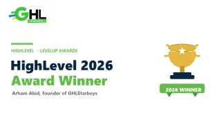 GHLStarboys Founder Named a HighLevel 2026 Award Winner