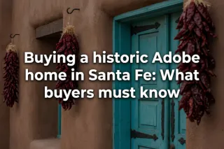 Guide to Buying Historic Adobe Homes in Santa Fe