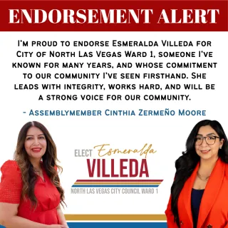 Assemblymember Cinthia Zermeño Moore Endorses Esmeralda Villeda for Ward 1