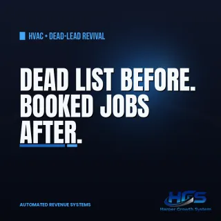 HVAC Dead Leads: Before and After Automated Booking