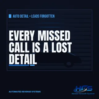 Missed-Call Text-Back for Auto Detailing Shops