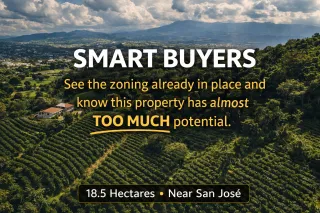 18.5 Hectare Coffee Farm — Favorable Zoning, Real Potential. Risks negative exploitation.