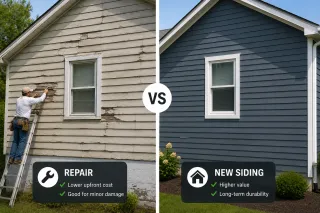 Repair or New Siding: Which Option Is Worth It?