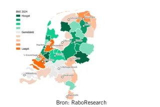 Zuidoost Friesland kent hoogste brede welvaart