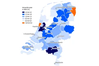 Grote verschillen in economische groei Noord-Nederland