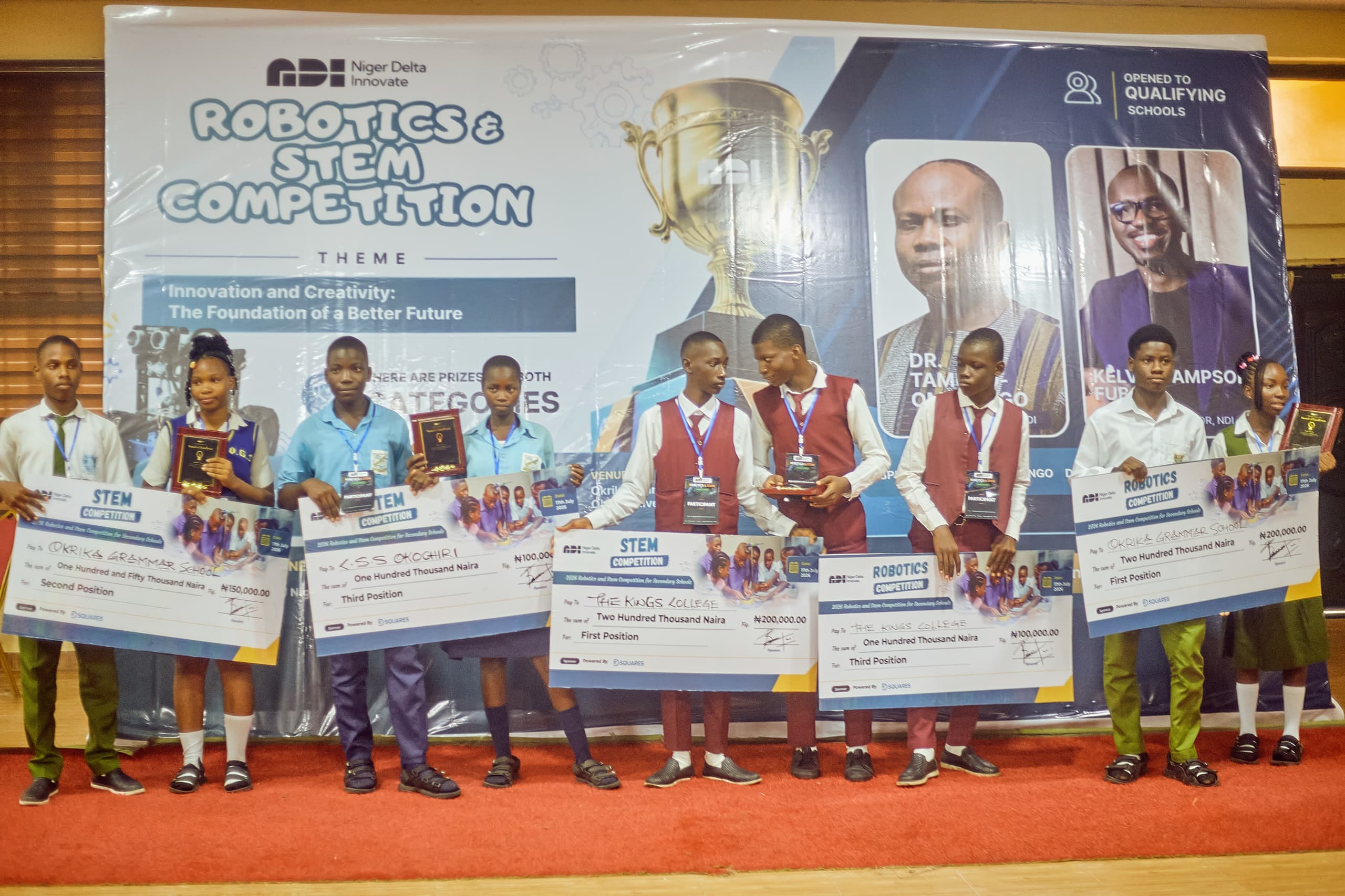 NDI hosts maiden Robotics, STEM fair at Okrika Grammar School