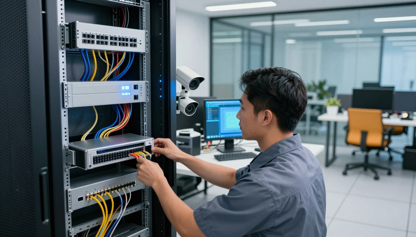 Commercial Low Voltage Installation for Data, Security & Communications