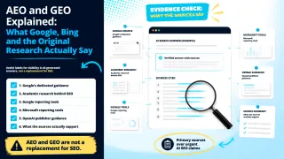 AEO vs GEO Explained: What Google, Bing & Research Say