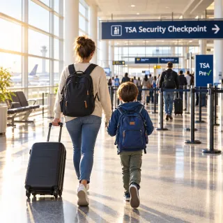 Flying with Family in 2026: TSA Family Lanes, TSA Cares & Everything That's Changed