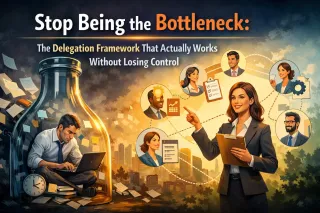 Stop Being the Bottleneck: The Delegation Framework That Actually Works Without Losing Control