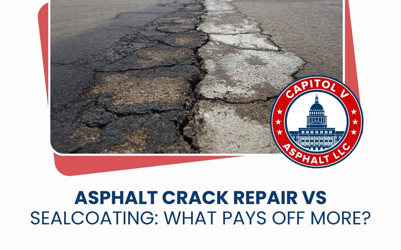 Asphalt Crack Repair vs Sealcoating: What Pays Off More?